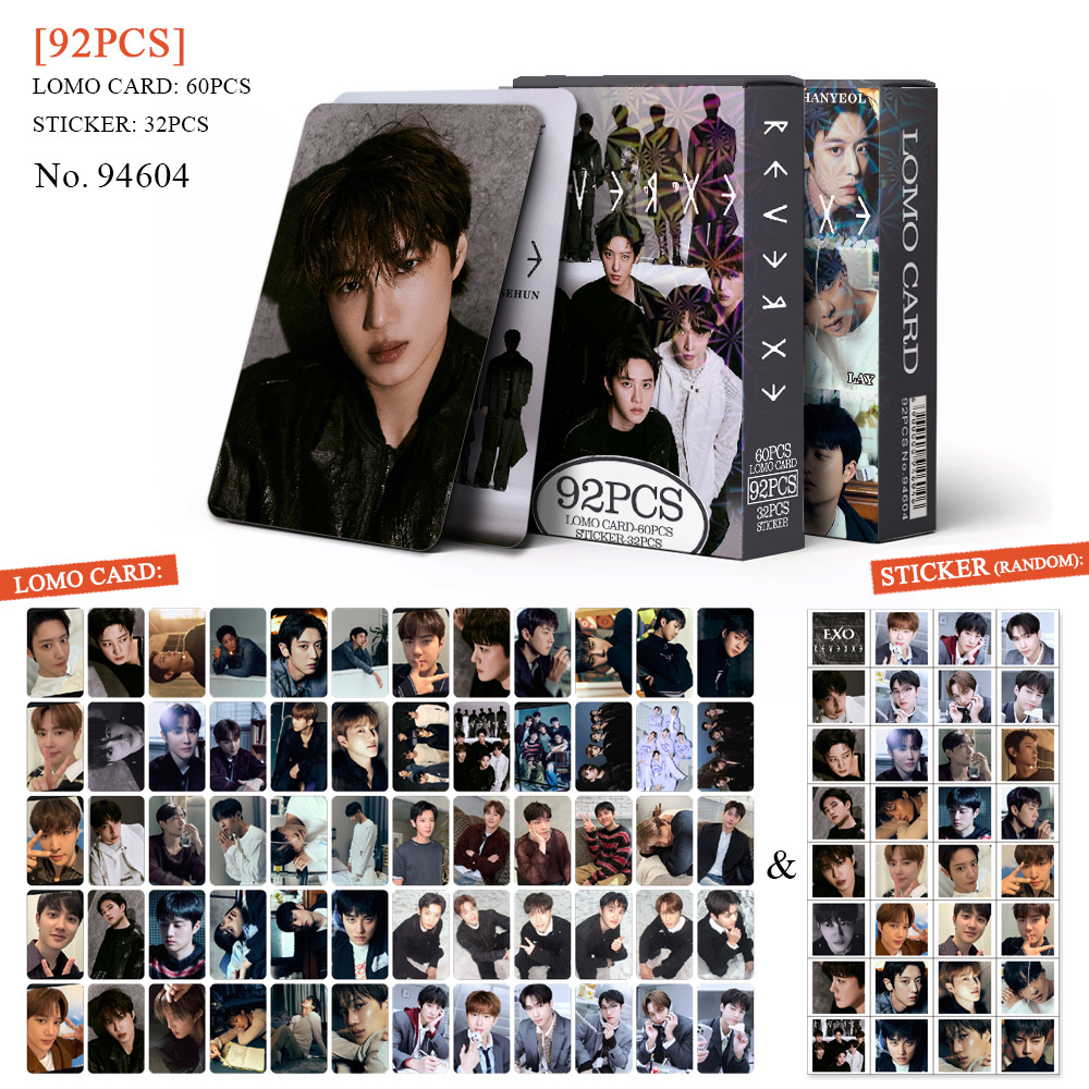 Photography Portfolio - 92pcs EXO New Album REVERXE Photocards