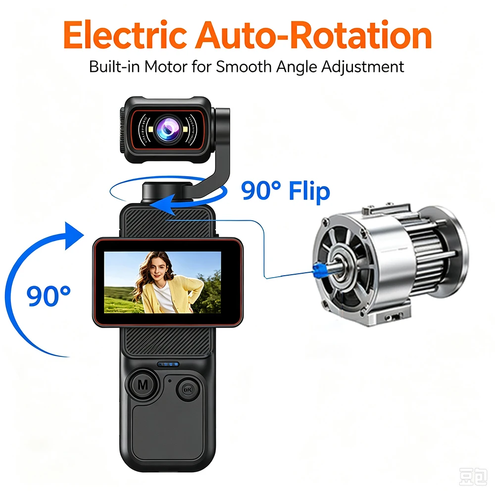 Photography Blog - New Pocket Handheld Vlog Camera, 270°