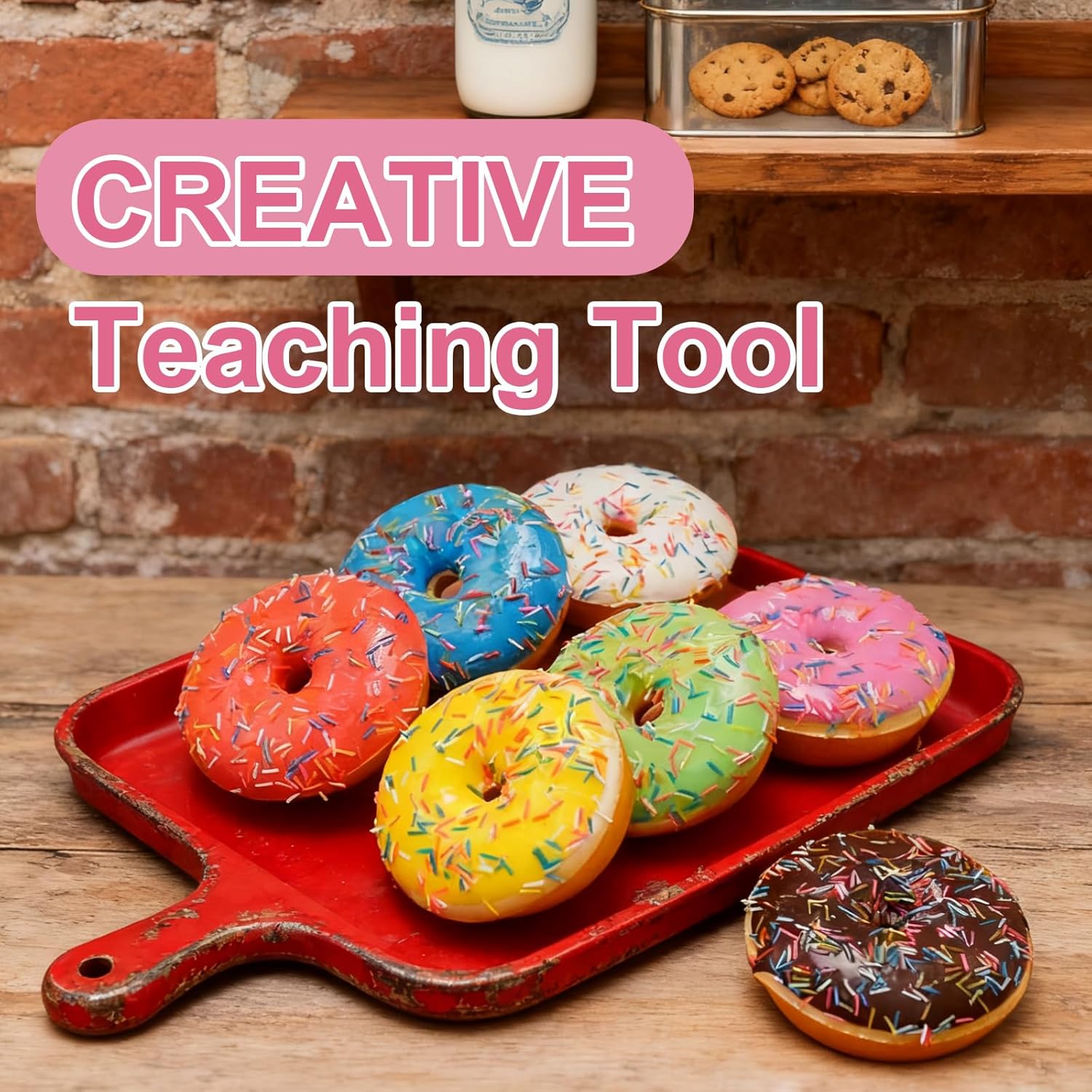 Photography Food - 7pcs Fake Donuts Artificial Soft PU
