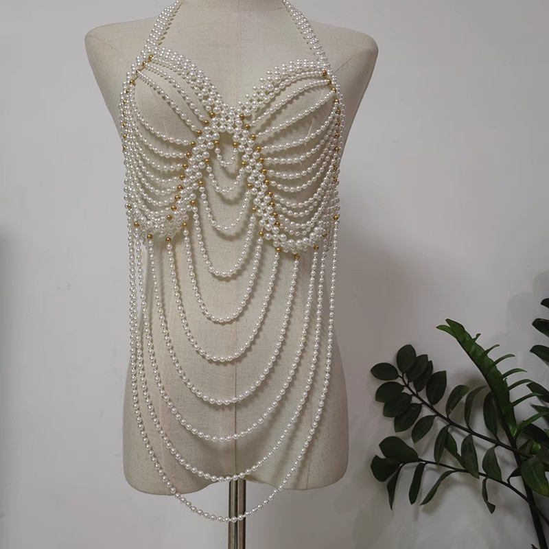 Photography Vintage - Women's Spring Summer Pearl Knitted Handmade