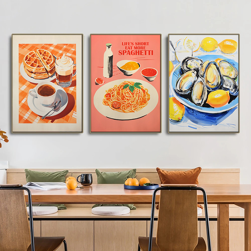Vintage Food Poster Eggs Bacon - огляд і ціна Photography Food