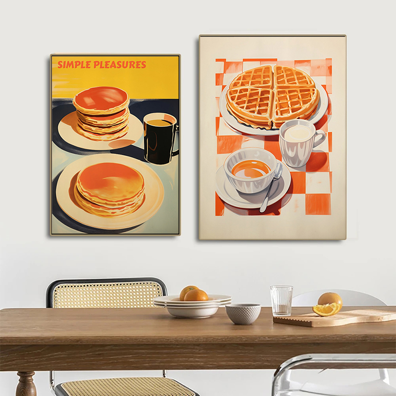 Vintage Food Poster Eggs Bacon - огляд і ціна Photography Food