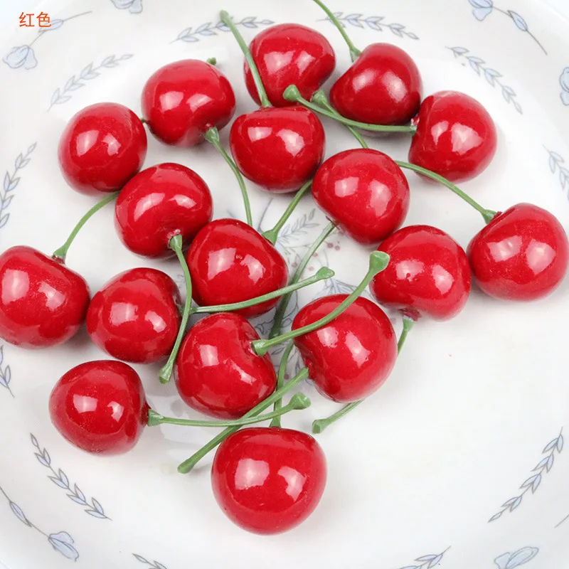30Pcs Fake Cherry Simulation C - огляд і ціна Photography Food