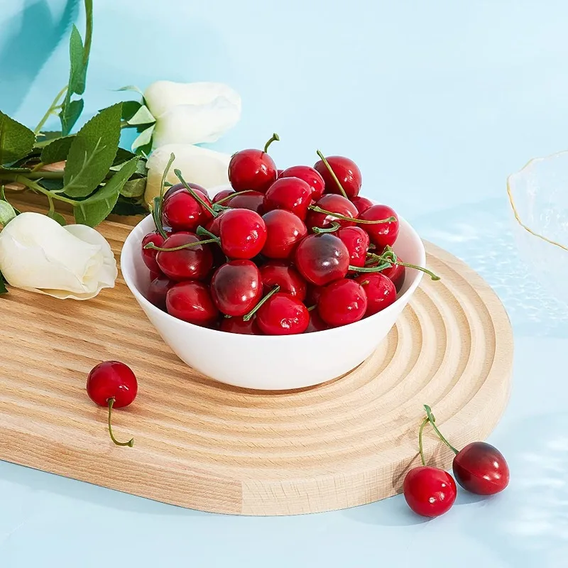 30Pcs Fake Cherry Simulation C - огляд і ціна Photography Food