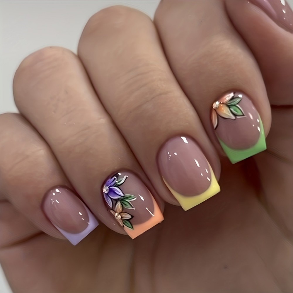24Pcs Pink Floral French Tip G - огляд і ціна Photography Tips