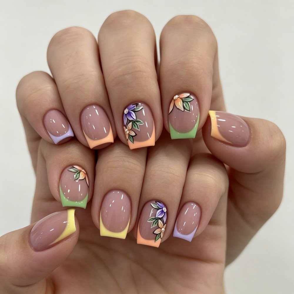 24Pcs Pink Floral French Tip G - огляд і ціна Photography Tips