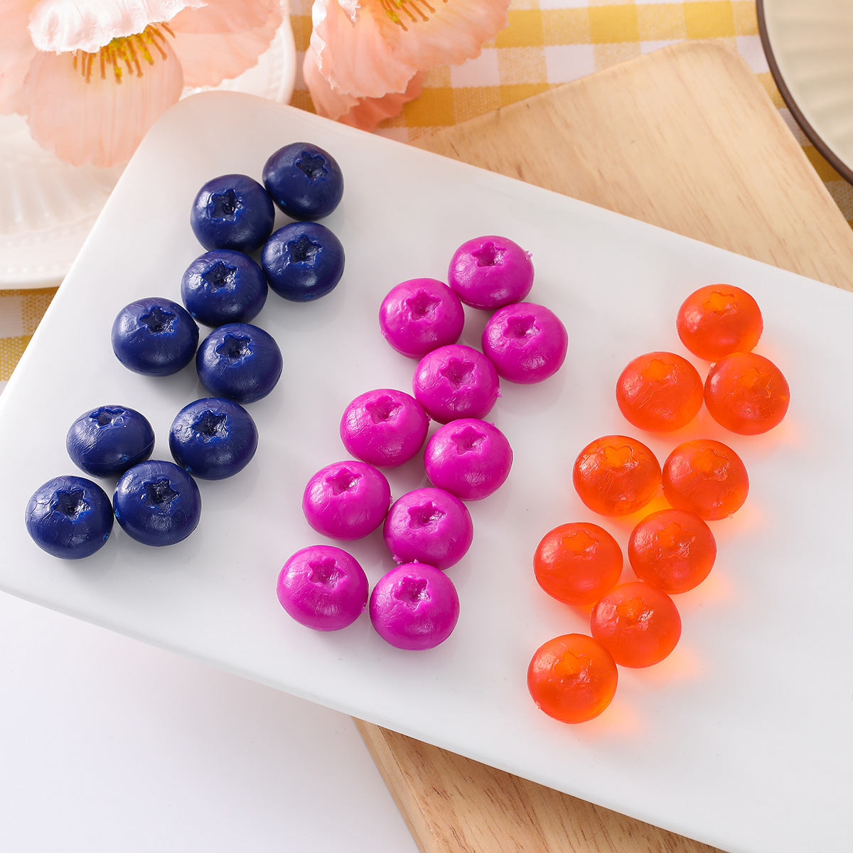 Silicone Simulated Blueberries - огляд і ціна Photography Food