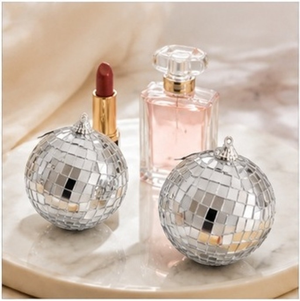 2Pcs Mirror Ball Photo Prop Ac - огляд і ціна Photography Food
