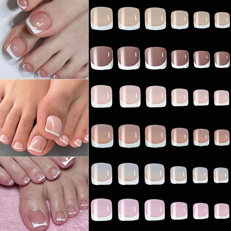 120pcs Square French Tips Toe  - огляд і ціна Photography Tips