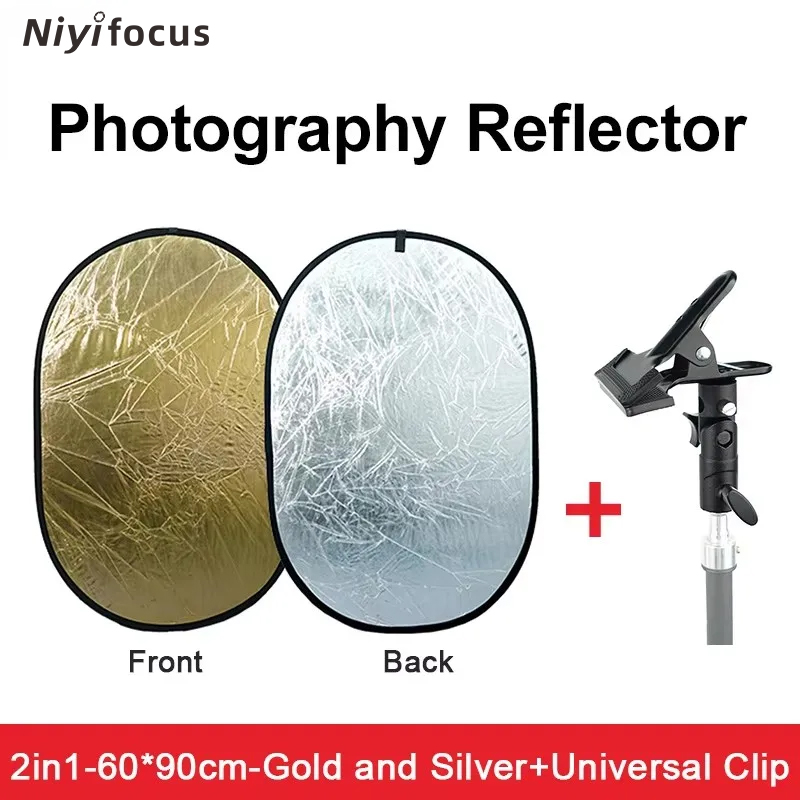 2in1 Round Portable Reflector  - огляд і ціна Pop Up Flash Diffuser