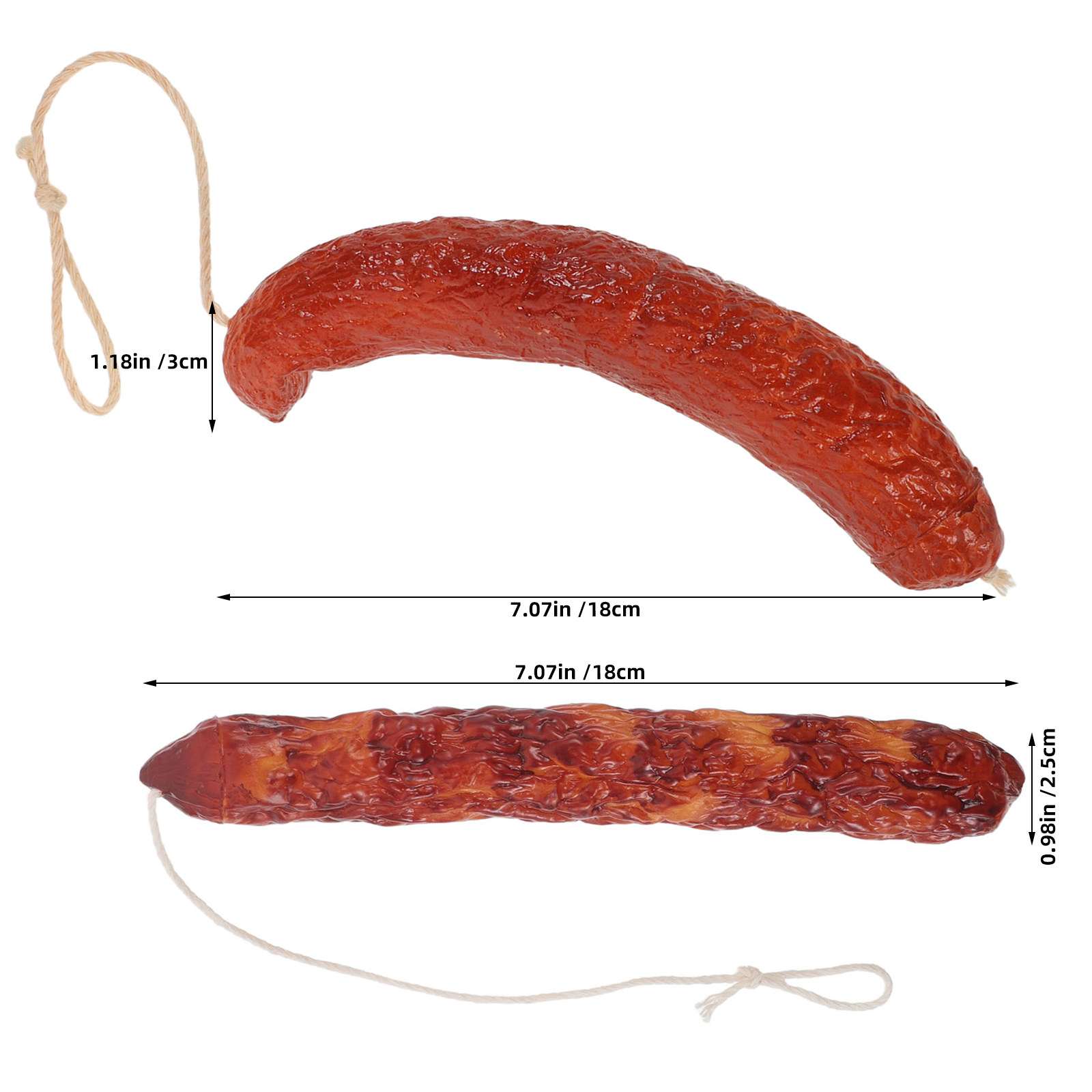 2Pcs Artificial Sausage Displa - огляд і ціна Photography Food
