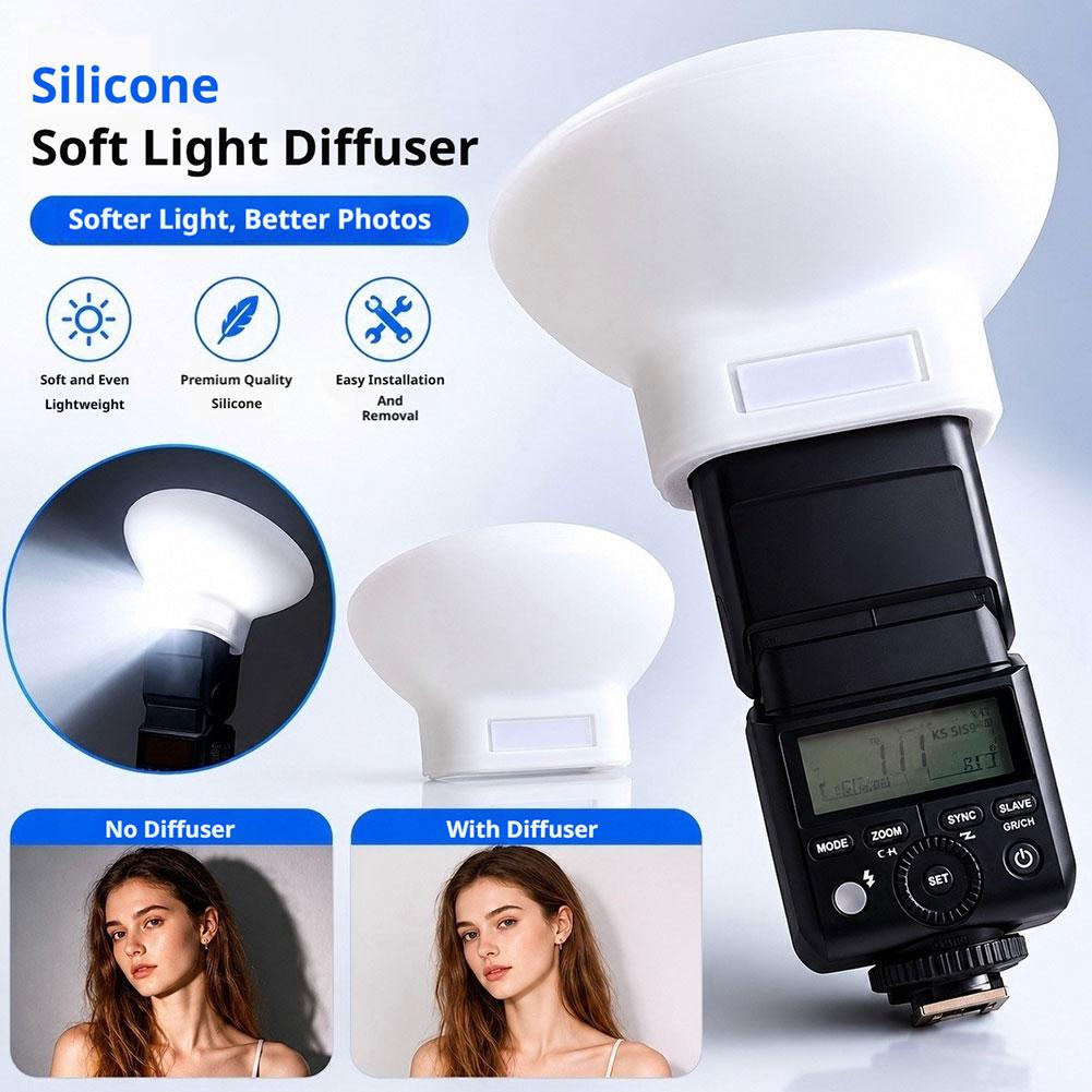 Silicone Flash Diffuser Cover  - огляд і ціна Pop Up Flash Diffuser