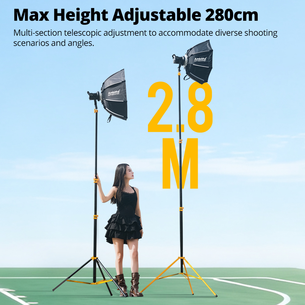AMBITFUL GM280Y 280cm Professi - огляд і ціна Photography Basics
