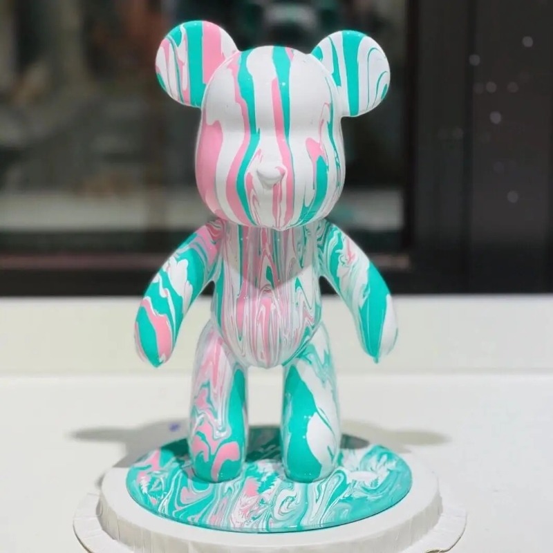 23cm DIY Paint Fluid Bear Figu - огляд і ціна Photography Desk