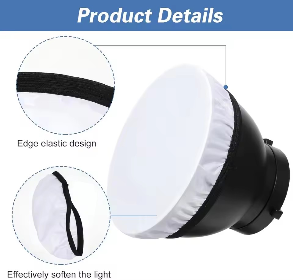 1/3/5/10Pcs 7inch Photography  - огляд і ціна Pop Up Flash Diffuser