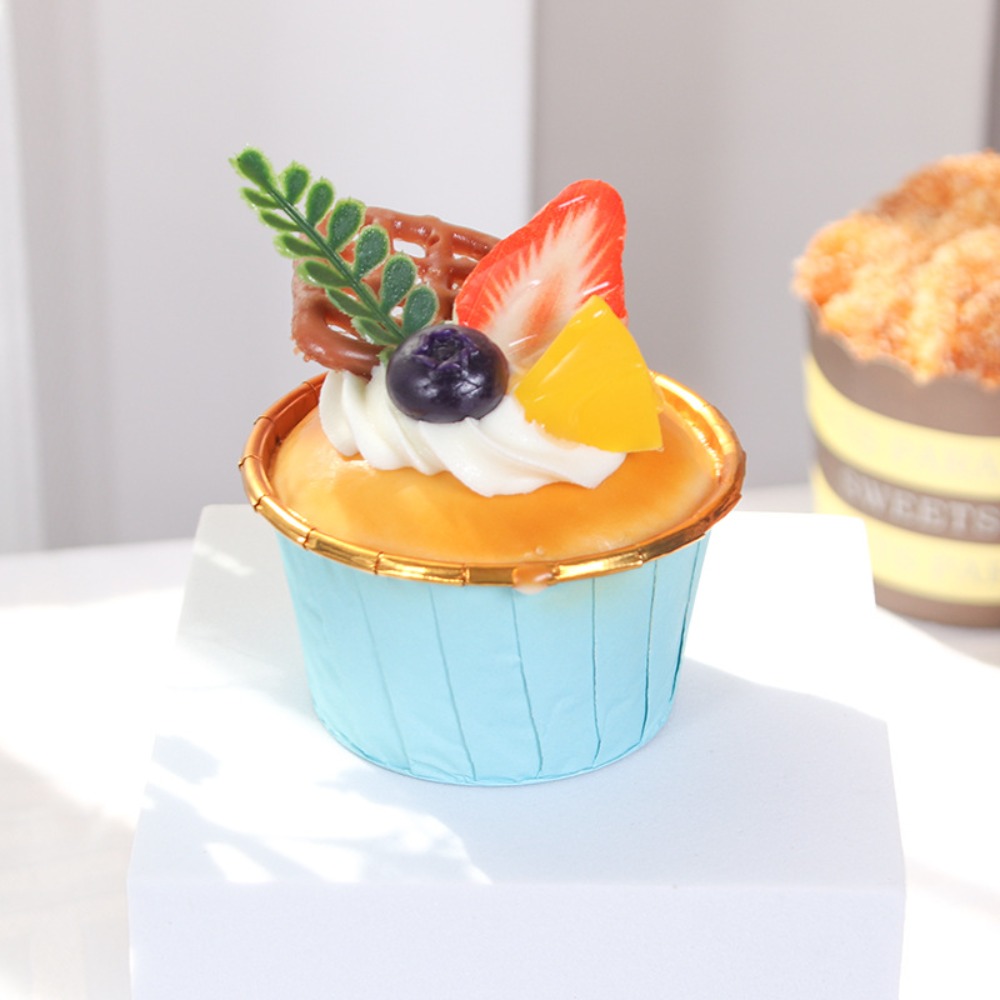 6PCS Artificial Fruit Cupcake  - огляд і ціна Photography Food
