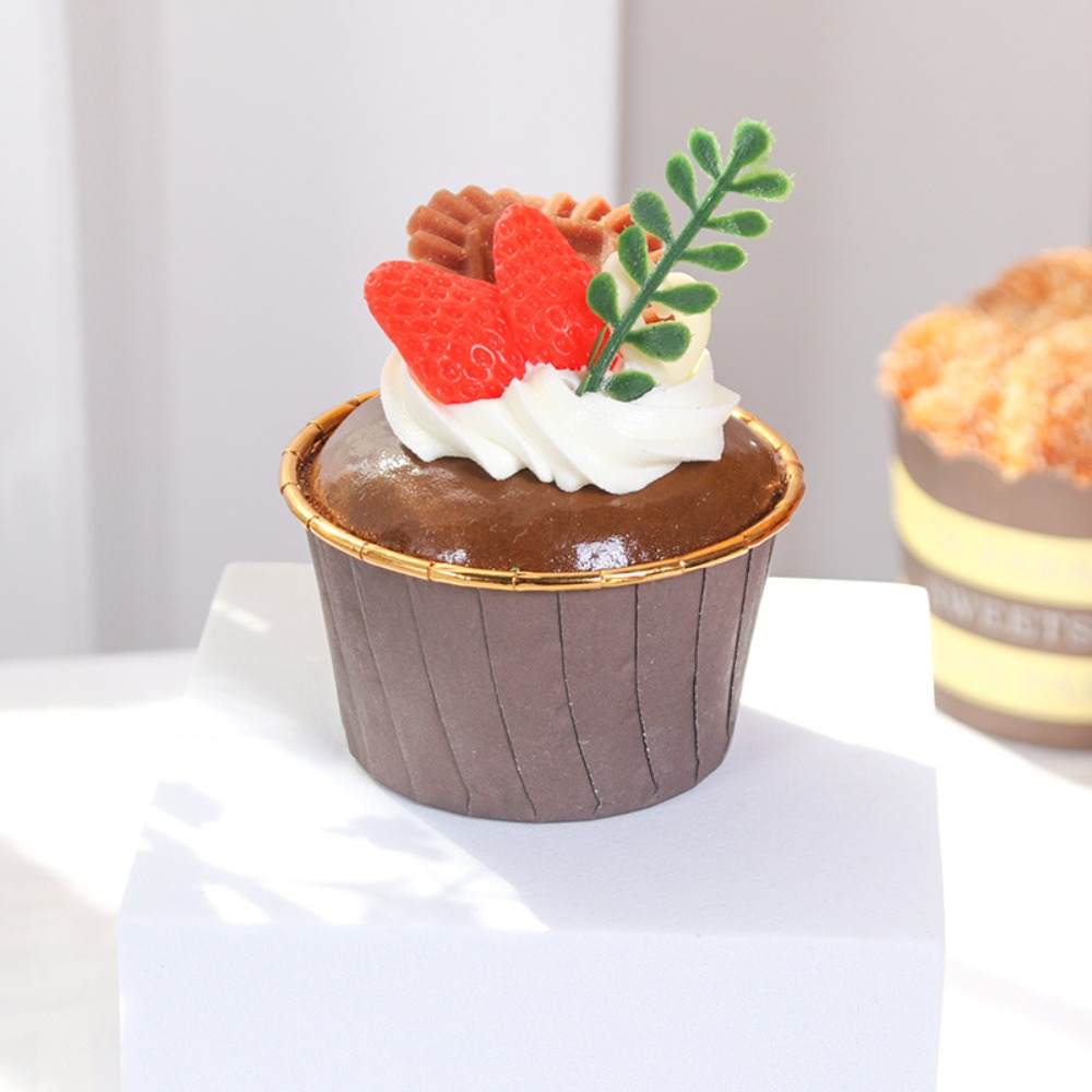 6PCS Artificial Fruit Cupcake  - огляд і ціна Photography Food