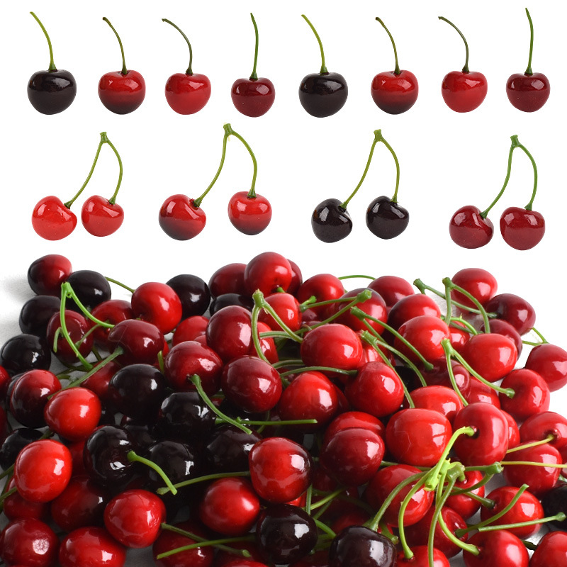 10Pcs Artificial Cherry Fake F - огляд і ціна Photography Food